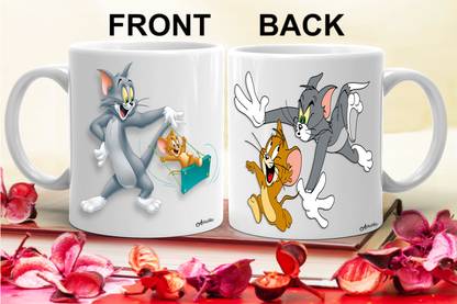 Avavia "Tom & Jerry" Best Gift for Friend|Kids|Birthday|Brother|Printed Ceramic Coffee Mug