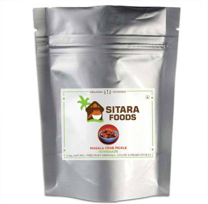 sitara foods Masala crab pickle Andhra Style Fish Pickle