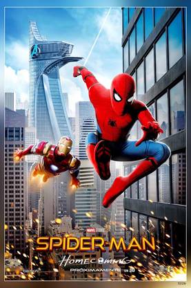 Spider-Man: Homecoming Movie MarvelMatte Finish Poster Paper Print
