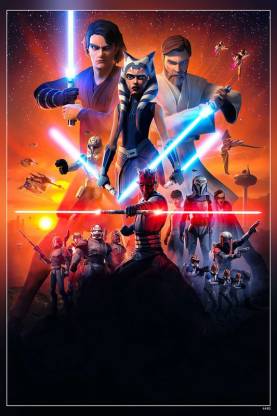 Star Wars: The Clone Wars Series Matte Finish Poster Paper Print
