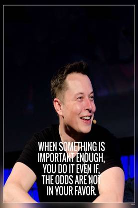 Elon Reeve Musk Matte Finish Poster Paper Print