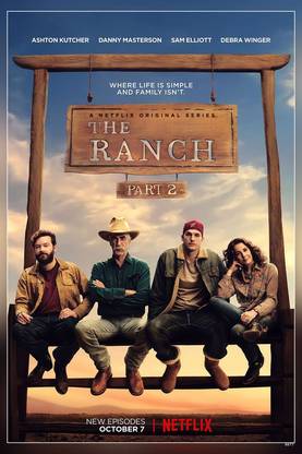 Ashton Kutcher The Ranch Limited Matte Finish Poster Paper Print