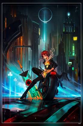 Transistor Video Games Artwork Matte Finish Poster Paper Print