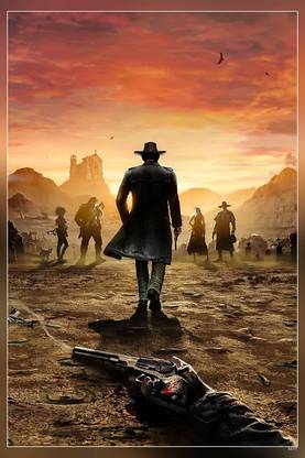 Red Dead Redemption Game Characters X Matte Finish Poster Paper Print