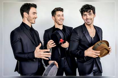 Jonas Brothers Pop Rock Band Joe Jonas Kevin Jonas Nick Jonas Famous Dpjb Matte Finish Poster Paper Print