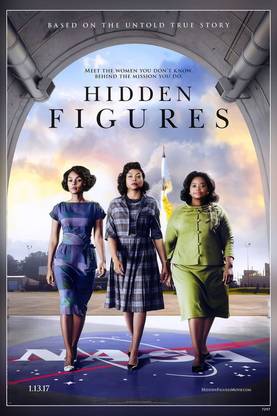 Hidden Figures Movie Taraji P. Henson Matte Finish Poster Paper Print