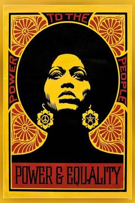 Shepard Fairey: Power To The People Power And Equality Matte Finish Poster Paper Print