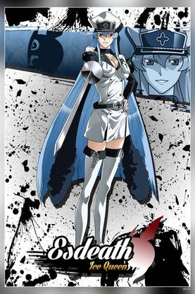 Esdeath Akame Ga Kill Matte Finish Poster Paper Print