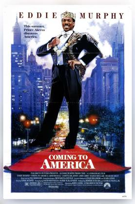 Coming To America Movie Matte Finish Poster Paper Print