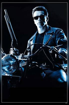 Arnold Schwarzenegger Terminator : Judgment Day No Title James CameronMatte Finish Poster Paper Print