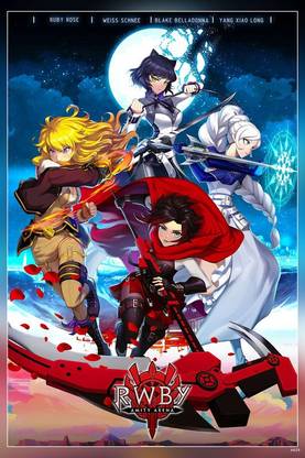 Rwby Ruby Anime Series Matte Finish Poster Paper Print