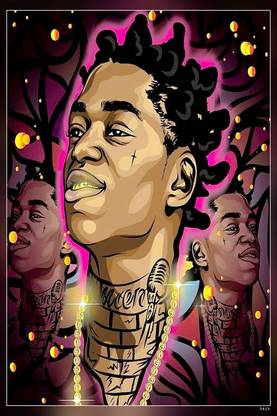 Kodak Black Famous American Rapper And Singer Quoted Matte Finish Poster Paper Print