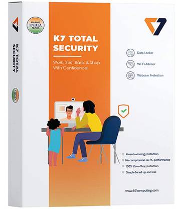 K7 Antivirus Total Security 1 User 1 Year