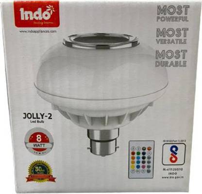 Indo Jolly-2 LED Bluetooth Music Bulb Smart Bulb