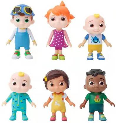TinyTales Cocomelon Surprise Figure Toy for Kids Pack of 1(Random Figure) Contains 1 Out of 6 Figure Toys of Coco Melon
