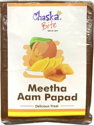CHASKA BITE Aam Papad Slice Bar Taty Mango 200 g Mango Candy Bar