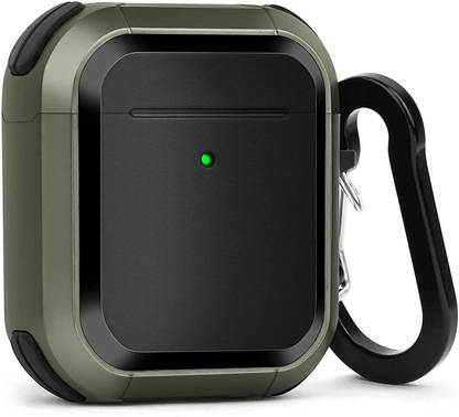 WEI INTERNATIONAL Polypropylene Press Stud Headphone Case For Apple Airpods 1st Generation, Apple Airpods 2nd Generation