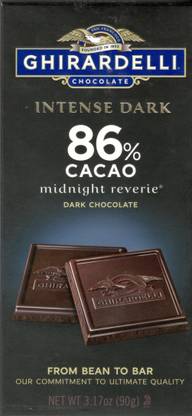 Ghirardelli 86% INTENSE DARK CHOCOLATE IMPORTED Bars