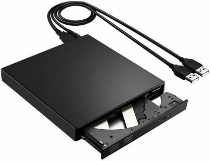 Nsinc External DVD Drive USB 2.0, Portable CD DVD +/-RW Optical Drive Burner Writer for Windows 10/8 / 7 Laptop Desktop PC of HP Dell LG Asus Acer LG Asus Lenove Thinkpad MacBook External DVD Writer