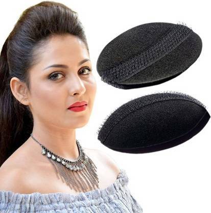 NANDANA COLLECTIONS 2 pieces new Hair Base Bump Styling Insert Tool Volume Bum pit Princess Base Insert buns BB small pin Styling Tool Bun
