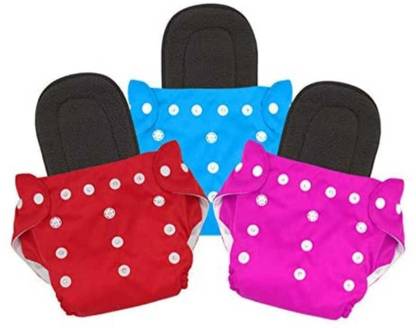 MEEOWMEE Reusable, washable baby cloth diaper/ button diaper , free size adjustable baby diaper with high quality insert Free . 0 to 24 months