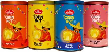 Haldiram's Corn Nuts Baked 125 g X 4 Box