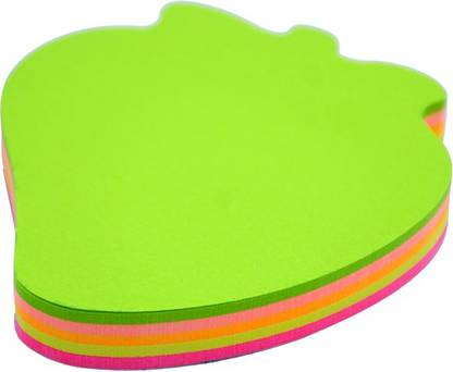 Levin Multicolor Sticky Notes Memo Pads Sticker Bookmark Marker Flags Sticker 100 Sheets Sticky Notes, 5 Colors
