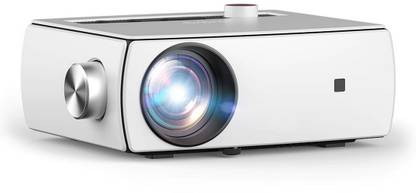 Aao YG430 Full HD Projector 1080p for Home, Native 1920 * 1080p Smart Projector for Home Cinema 4D Keystone WiFi Bluetooth Supports TV Stick, Set Top Box, HDMI, USB & Laptop (5000 lm / 1 Speaker / Wireless / Remote Controller) Portable Projector