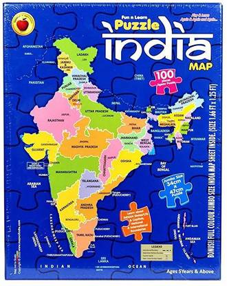 Apple Fun India map puzzle