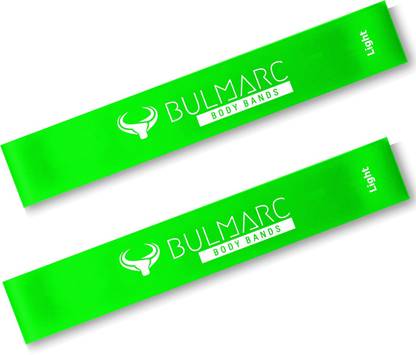 Bulmarc Set of 2 Light Resistance Bands (30 - 55 lbs) Resistance Tube