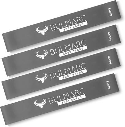 Bulmarc Set of 4 Heavy Resistance Bands (55 - 80 lbs) Resistance Tube