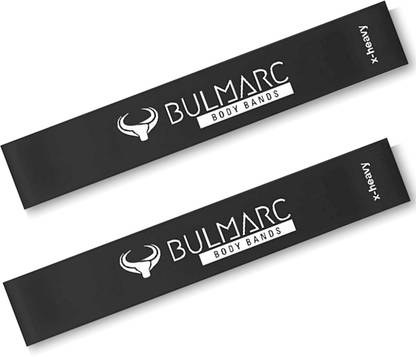 Bulmarc Set of 2 X-Heavy Resistance Bands (65 - 90 lbs) Resistance Tube