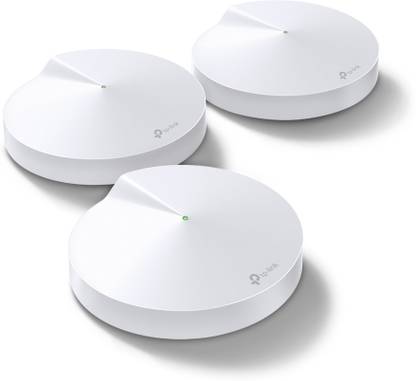 TP-Link Deco M5(3-Pack) AC1300 Whole Home Mesh Router 2.4 GHz, 5 GHz 1300 Mbps Wifi Speed Dual Band Internal Antenna Ethernet (Cable Broadband)