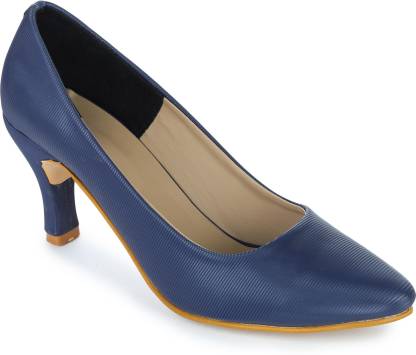 Women Blue Heels