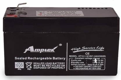 dr.medapp AT 12v 1.3Ah SMF/VRLA Battery AGM Solar Battery
