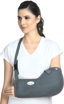 ORTHX Arm Sling Pouch Adjustable Shoulder Immobilizer for Broken and Fractured Arm Elbow Support