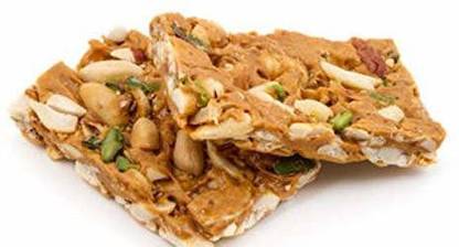 Organic Bites Peanut and Jaggery Chikki (450 X 2 Box) Box