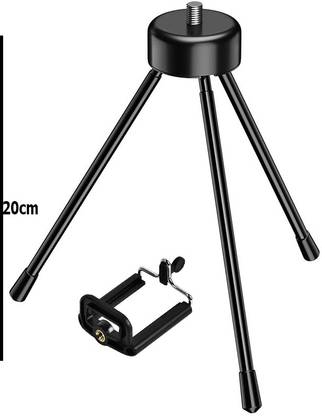 POZUB Hot Selling Mini Portable Adjustable Lightweight Strong 20cm Mini Heavy Duty Unbreakable Mobile Stand, Metal/Iron mobile phone tripod/camera stand, Camera Tripod Stand With Clip Professional Tripod Pro Phone Tripod Stand Multifunction Flexible Tripod for Smartphone Holder Selfie Mount, Special Design for gimbal for smartphone|Tripod stand| Multi-Use Selfie Stick Desktop, Video Recording Best Selling Mini Black Metal tripod Unbreakable 3Kg Capacity Heavy Metal Photographic Stand Tripod, Monopod Kit, Monopod, Tripod Ball Head, Tripod Bracket, Tripod Clamp, Tripod Kit