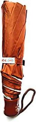 Flying monk 3 fold Chocolate Umbrella