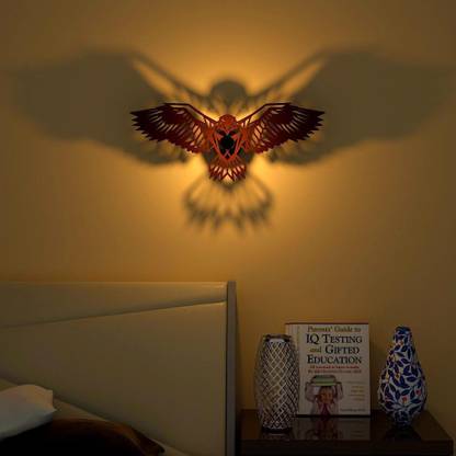 WALLMANTRA Eagle Creative Design Shadow lamp
