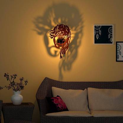 WALLMANTRA Jesus christ face creative Shadow lamp