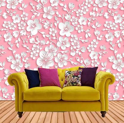 HD PRINT HOUSE Vinyl Decorative Multicolor Wallpaper