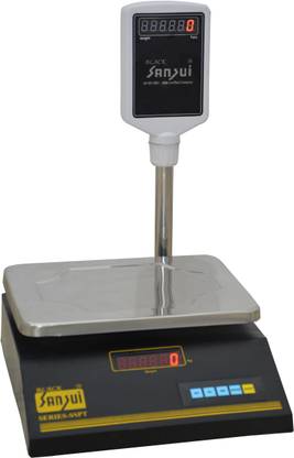 Black Sansui BLACK SERIES SSPT Weighing Scale