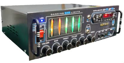 SUKHAM 3055 4 transistor amplifier with double Mic 160 W AV Control Amplifier 6 Tone with karaoke 160 W AV Power Amplifier