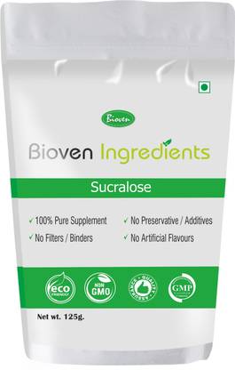Bioven Ingredients Raw Sucralose powder, 125gm Sweetener