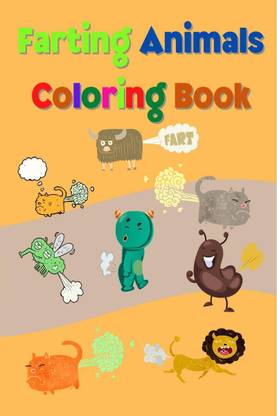 Farting Animals Coloring Book