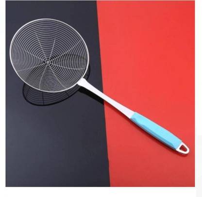 FAAS Multi Functional Skimmer, Deep Fry Oil Strainer for Kitchen,Puri Jhara Strainer ( Pack of 1) Strainer