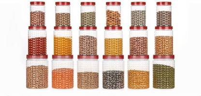 JEMS STORE Plastic Grocery Container  - 1200 ml, 650 ml, 360 ml
