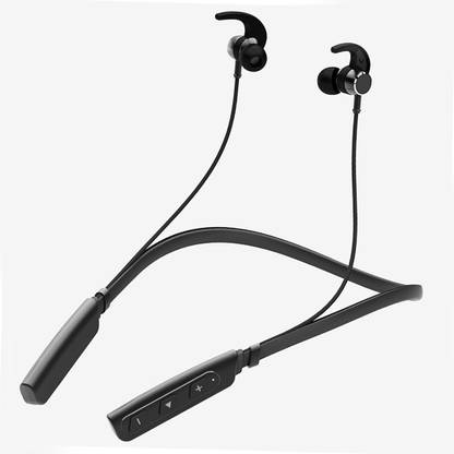 NVIRAV HD Bass & Vibration Alert Neck Band with for Music & Calling Bluetooth