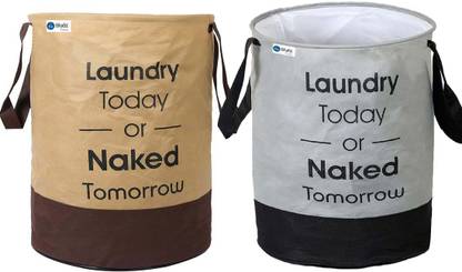 Skylii 45 L Beige, Brown, Grey, Black Laundry Bag